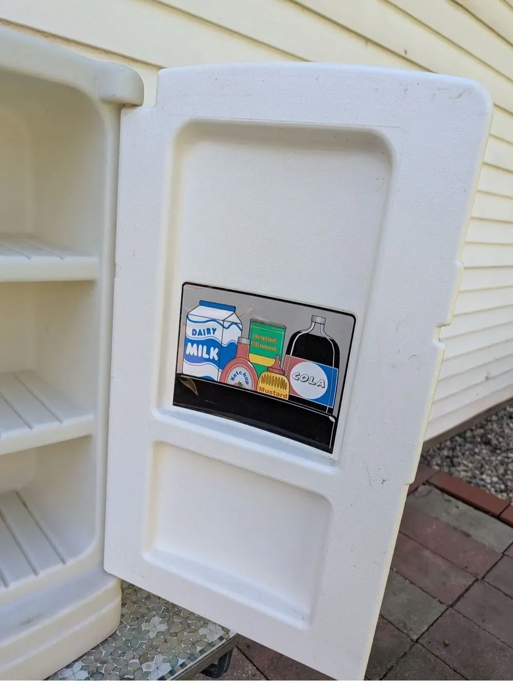 Vintage Step 2 Pretend Play Refrigerator Child Size Toddler step2 kitchen